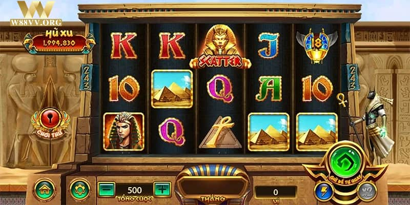 Game Nổ Hũ Bí Mật Cleopatra W88 mở ra cơ hội đổi đời