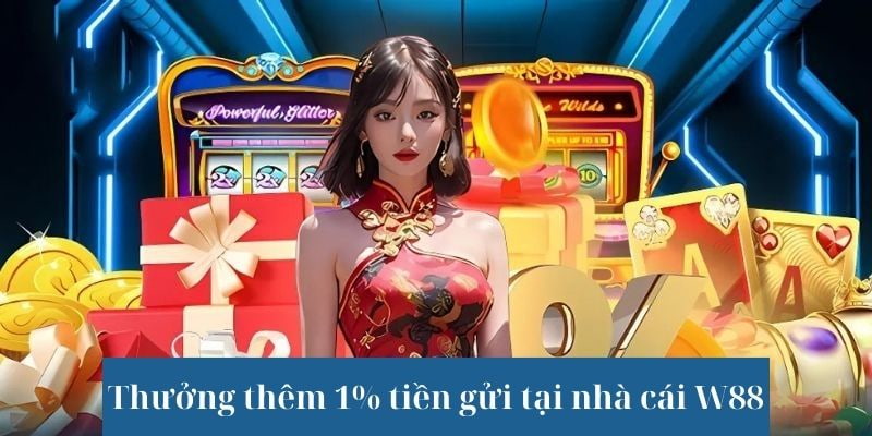 Nhận thưởng thêm 1% tiền gửi được rất nhiều người yêu thích